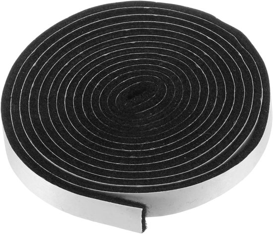 Hoogwaardige Rookoven Afsluitringen 1.5m 1/2" x 1/8" Hittebestendige Grill Seal Vervanging voor BBQ en Rookoven met Zelfklevende Vilt voor Optimale Luchtdichtheid