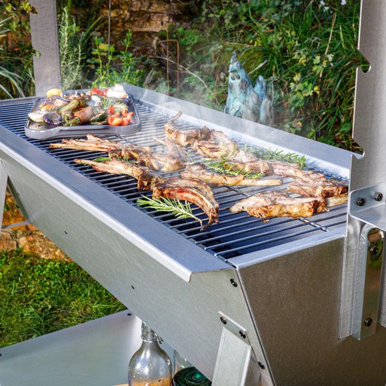 Hout- en houtskoolbrander TITAN van Merkloos