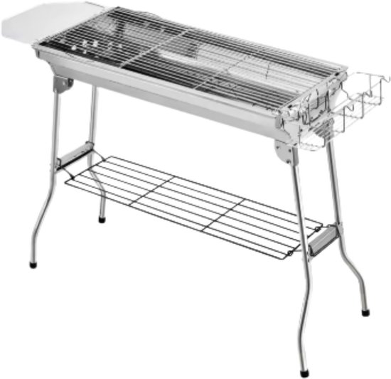 Houtskool barbecue - Langewerpige BBQ - Thuis of camping - Outdoor van Benson