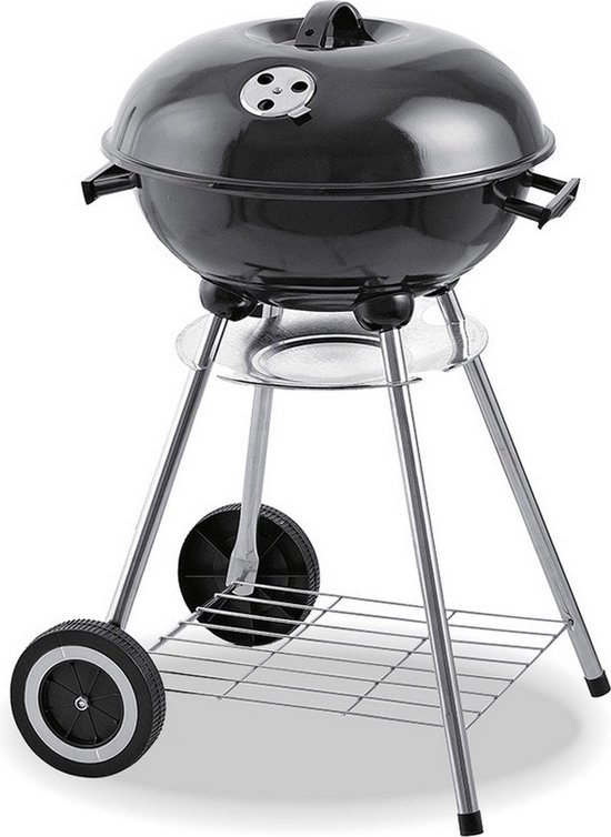 Houtskool Barbecue Metaal op Wielen (78x46cm) van ProGarden