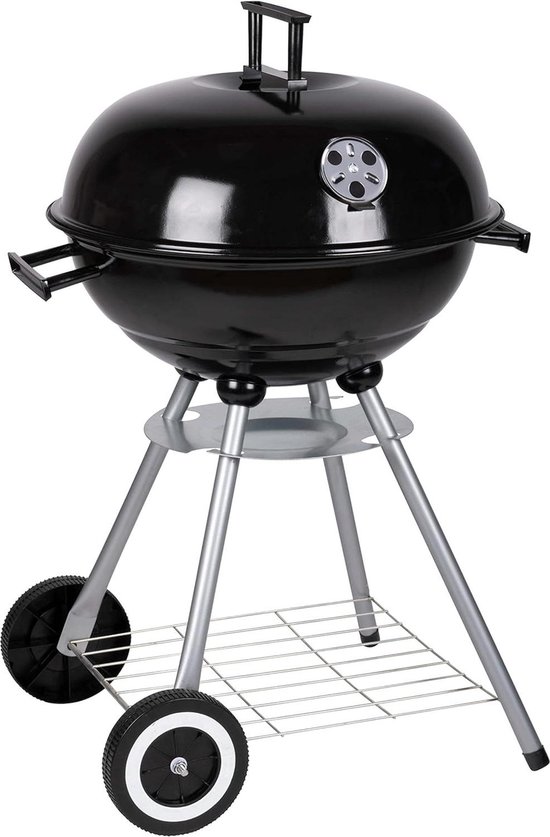 Houtskool BBQ - Kogel Barbeque - Koken en Grillen - Geïsoleerde Handvaten - Ontluchtingssysteem - Verwijderbare As Opvangbak Barbecue van MisterChef