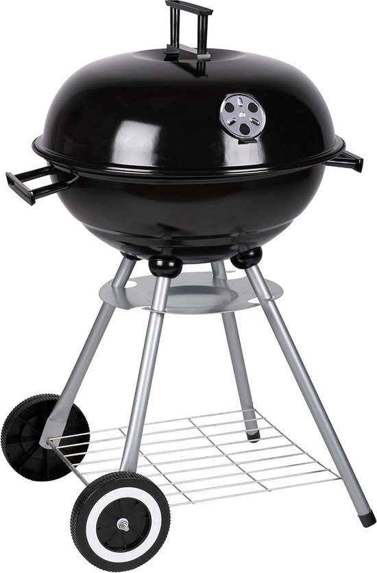 Houtskool BBQ Kogel Barbeque - Koken en Grillen - Geïsoleerde Handvaten - Ontluchtingssysteem - Verwijderbare As Opvangbak