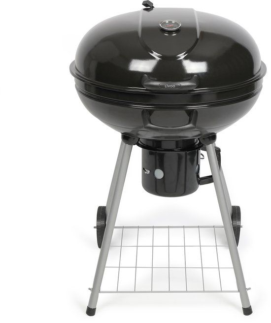 houtskoolbarbecue 55cm zwart - livoo - doc270 van Merkloos