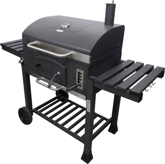 HOUTSKOOLBARBECUE DELUXE XXL GIETIJZEREN ROOSTER | 153 x 70 x 133 cm