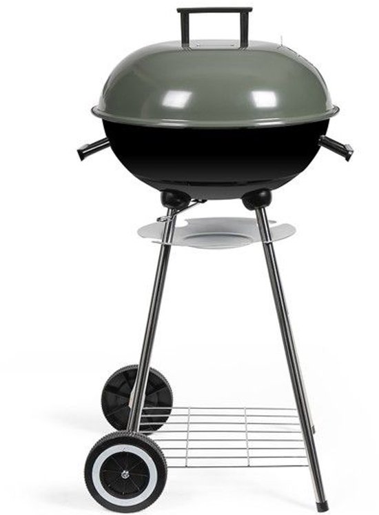 Houtskoolbarbecue - LIVOO - DOC172K - Ø 41 cm - Verchroomd stalen rooster - Hoogte 69,5 cm - Handgrepen - 2 tandwielen van Merkloos