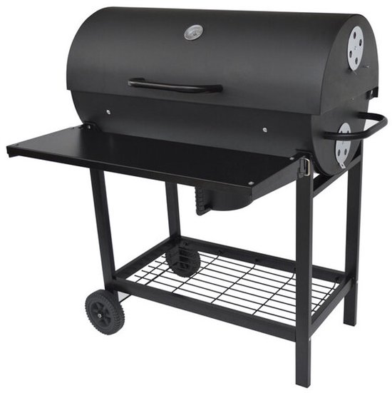 Houtskoolbarbecue met Deksel en Wielen Fieldmann FZG 1007 Zwart van Merkloos