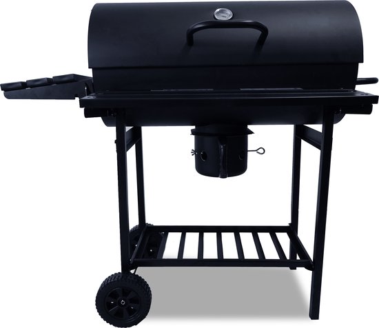 Houtskoolbbq Oil Drum van Merkloos