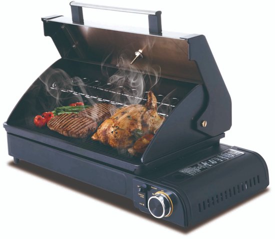 IBBO® - Camping barbecue - Draagbare BB - Outdoor kooktoeste- Gas barbecu - Multifunctionele gril - Camping gasstel - Portable barbecue oven - Kampeer kooktoestel van Merkloos