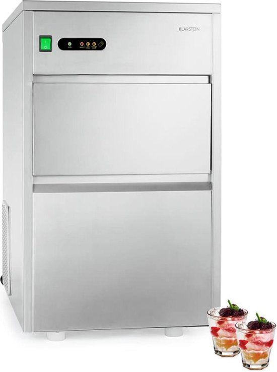 IJsblokjesmachine Industrie 240W 25 kg/dag Roestvrij staal van Klarstein
