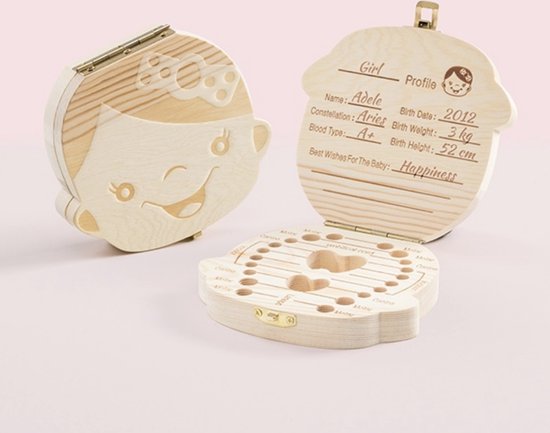 Innovagoods Tandendoosje - Herinneringsdoosje voor Baby’s Meisje van InnovaGoods