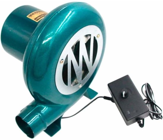 JeiibrZui Bbq-ventilator - Bbq-luchtblazer - Stille Koperen Spoel & Trillingsbestendig Ontwerp - 1 Stuk - Voor Thuis En Camping Gebruik Blauw van JeiibrZui