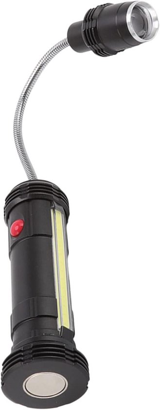 JHubers Goods - Magnetisch Barbecue Grill Licht met Flexibele Zwanenhals en Oplaadbare LED Verlichting voor BBQ - Waterdicht en Hittebestendig - Aluminiumlegering - COB Zijlichten - T6 Lamp Beads - Verstelbaar - Meer zoekwoorden van JHubers Goods