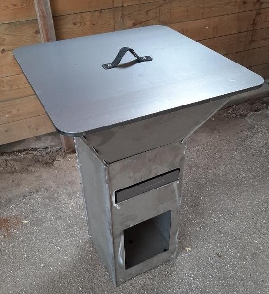 JPQ60 BBQ grilplaat houtgestookt van CorTen staal 60x60cm van Josper