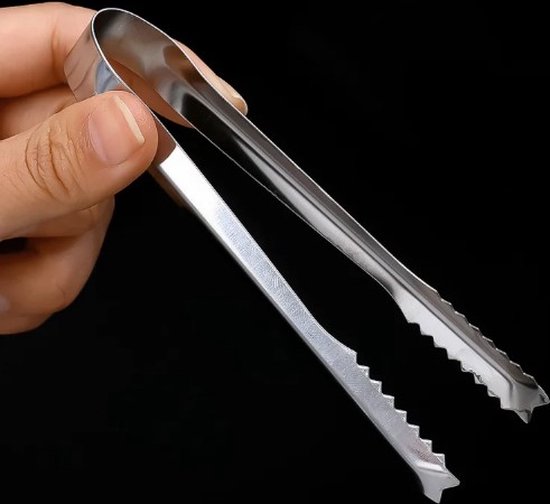 Jumada's - Multifunctionele tangen set - Buffettang - Barbecue tang - Roestvrij staal - Keuken- en bartool - 2 stuks van Merkloos