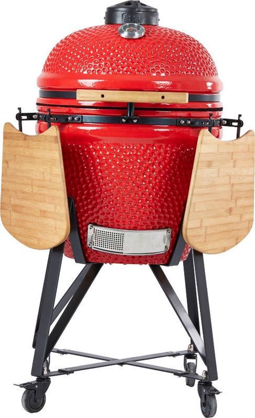 Kamado BasiQ - 21 inch - Red van Merkloos