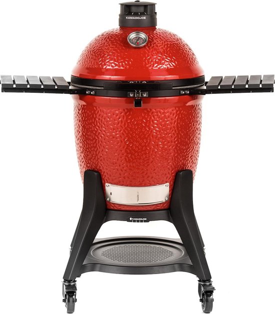 Kamado Joe Classic III (2019) Houtskoolbarbecue met Onderstel en Zijtafels van Merkloos