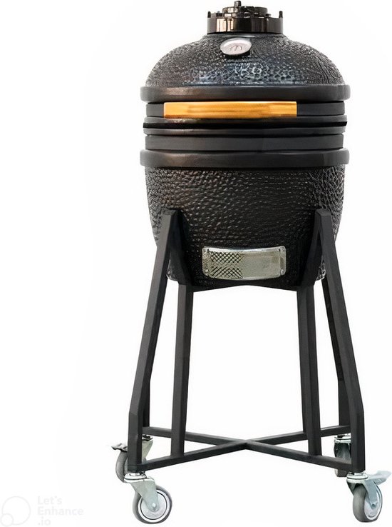 Kamado S Landmann Ø 38 CM 15 Inch Zwart van Landmann