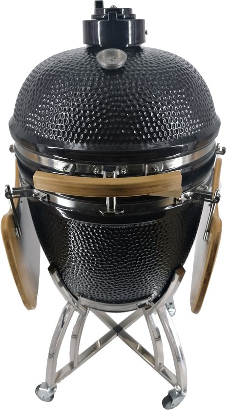 Kamado XXL Landmann Ø 56 CM 22 Inch Zwart - Kamado bbq - BBQ egg - BBQ kamado van Landmann