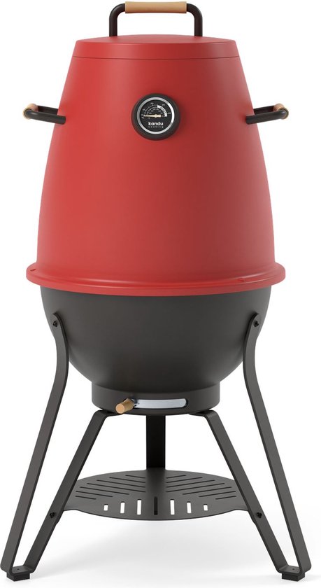 Kandu Cooking 41 kooksysteem - Flame Red - Vertical Cooking barbecue - Ø58 x H95 cm van Kandu Cooking