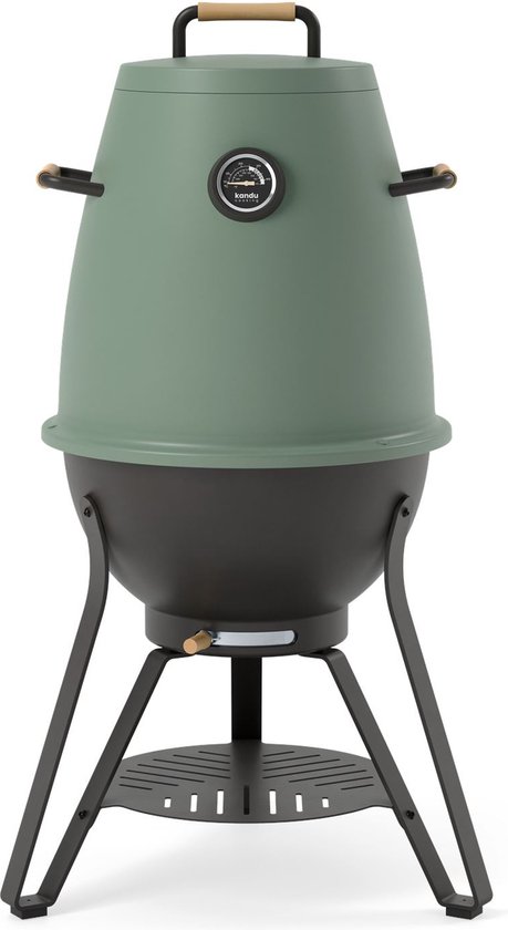 Kandu Cooking 41 kooksysteem - Jungle Green - Vertical Cooking barbecue - Ø58 x H95 cm van Kandu Cooking