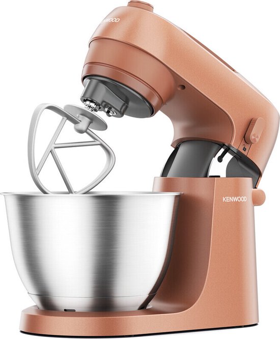 Kenwood GO keukenmachine KZM35.000RD - Roze - 4L mengkom - Handvat voor gemakkelijk verplaatsen - Compacte keukenrobot - Opbergen in keukenkast of lade - [onderdeel GO collectie] van Kenwood
