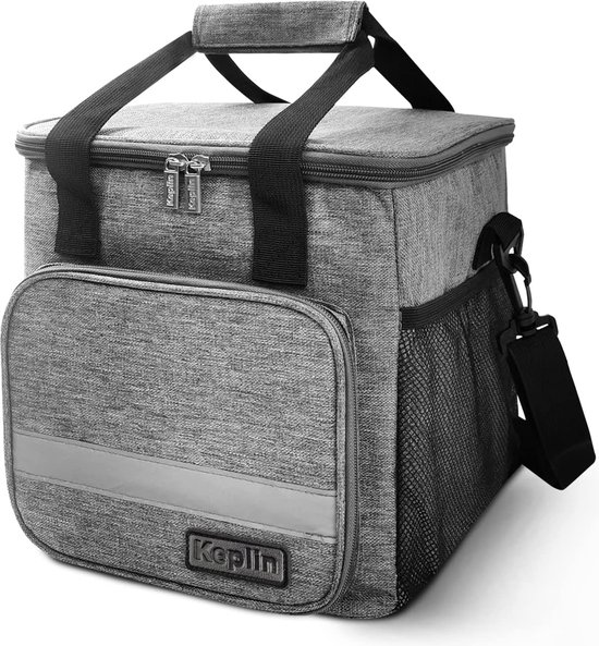 KEPLIN Kühltaschen - Weiche große Isoliertasche, tragbare & wasserdichte Kühlbox, isolierte Thermotasche & Picknicktasche, auslaufsicherer Kühlkorb mit Schulterriemen für Camping van KEPLIN