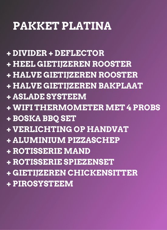 Keramische Kamado 21 inch Platina wit van The Bastard