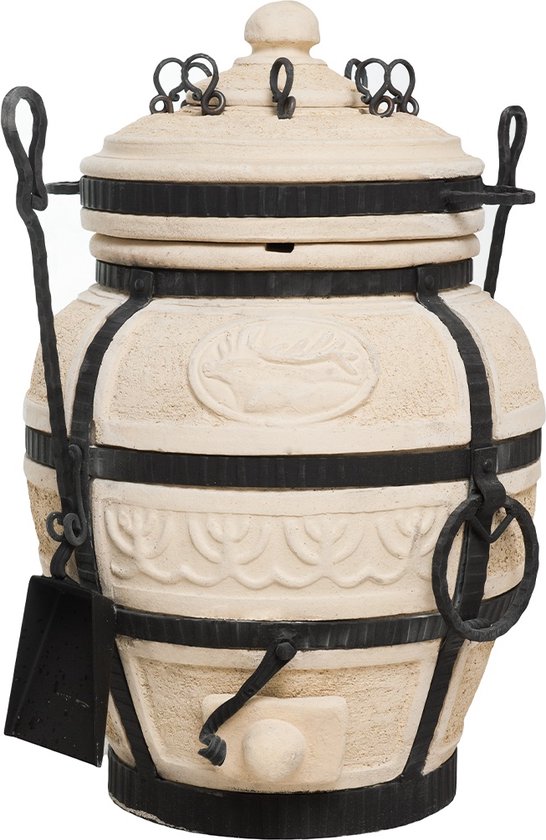 Keramische tandoor Hunter - Multifunctionele Houtoven BBQ - Voor de Fijnproever! van Merkloos