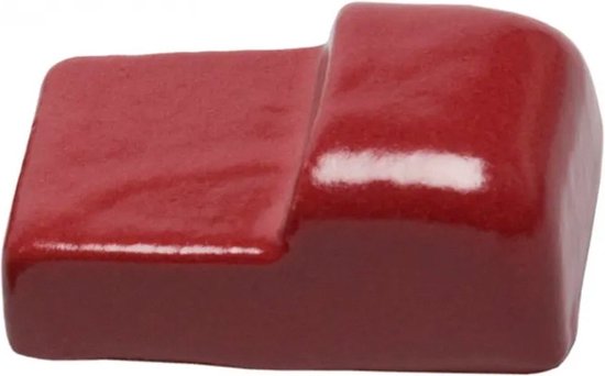 Keramische Voet Rood van Merkloos