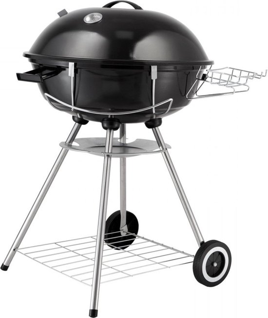 Kettle Houtskoolgrill 56 cm - Barbecue Grill met Deksel - Picknick BBQ van $