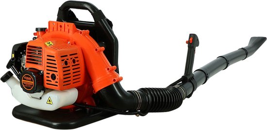 Kibani Benzine Bladblazer 42.7 cc / 1.7 pk - Luchtsnelheid 252 km/h - 1250W - Ruggedrager - Bladblazers van Kibani