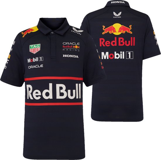 Kids - Team Polo 2025 122-128 - Max Verstappen - Red Bull Teamline van Merkloos