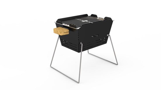 Knister Grill Small (Houtskool Barbecue vervoerbaar met de fiets) van Merkloos