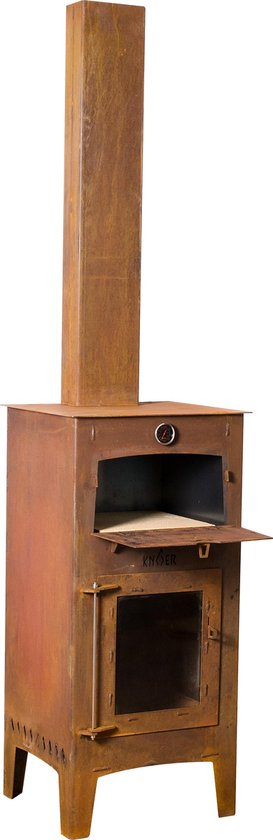 KNOER Outdoor Oven voorzien van deur en hittebestendig glas van Merkloos