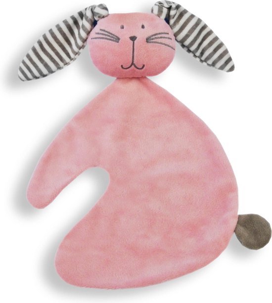 Knuffeldoekje Konijn knuf roze - Funnies van Funnies.