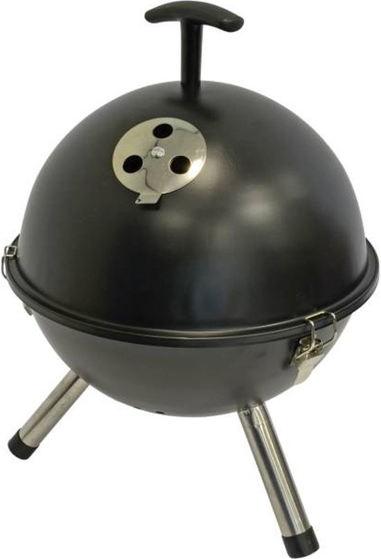 Kogelbarbecue – Houtskool – Compact – Diameter 31 Centimeter – Warmtebestendige verf – Gewicht 1.8kg van Perel