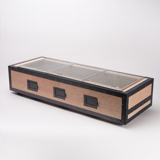 Konro Grill - Diatomite - 92x35x20cm van Merkloos