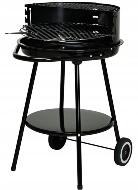Koopman Grill – Inklapbaar met Onderstel – 51 x 82 cm – Zwart van Merkloos