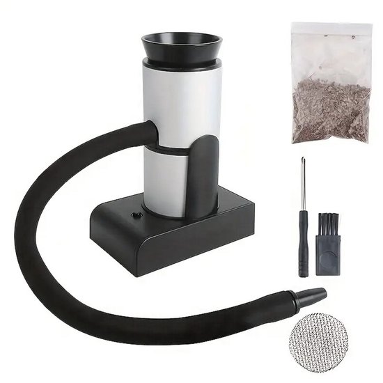 K&R Ventures® rookapparaat - rookmachine keuken set - aluminium - flexibel en licht - voedsel roken - keukenapparatuur - roken van kruiden - roken van thee van K&R Ventures®