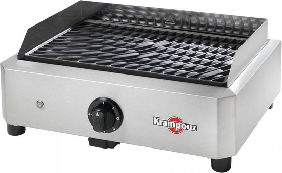 Krampouz GECIM1 Grill Tafelblad Electrisch 1700W Roestvrijstaal barbecue van Krampouz