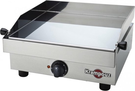 Krampouz Saveur Contactgril Tafelblad Electrisch 1600W Roestvrijstaal van Krampouz