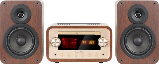 Krüger&Matz KM1961 - Microsysteem met DAB+, Bluetooth, USB en CD-speler van Krüger