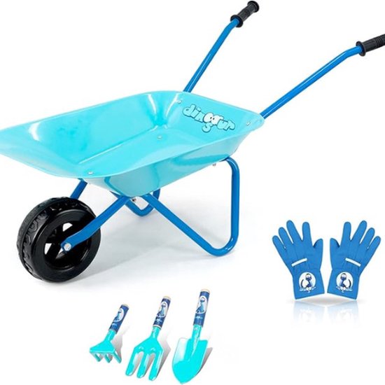 Kruiwagen Kind - Tuin Kruiwagen - Kinderkruiwagen - Speeltoestel - Kruiwagen Speelgoed van Metallo