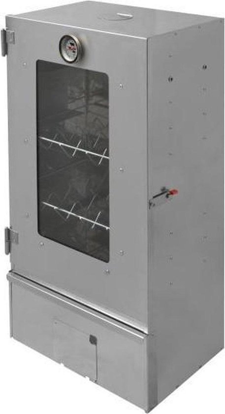 Kynast 3-laags rookoven 80cm - Rookkast - incl. 12x S-haken + Roosters + Thermometer van Kynast