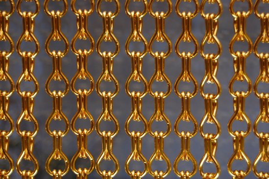 La Tenda Deurgordijn Kettinggordijn Alusax 9 120x230cm van La Tenda