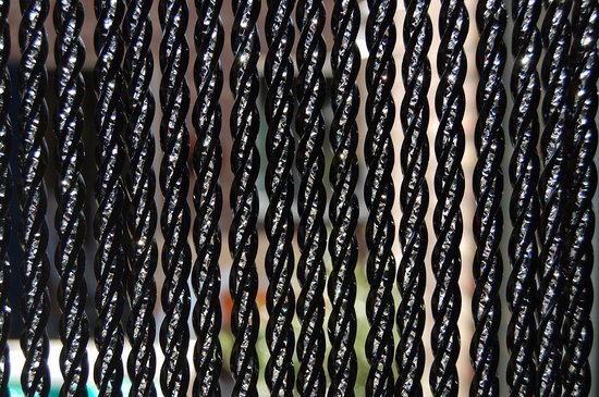 La Tenda Deurgordijn Vliegengordijn Bellano 1 100x230cm zwart van La Tenda