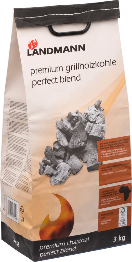 Landmann BBQ Premium Houtskool 3 Kg van Merkloos