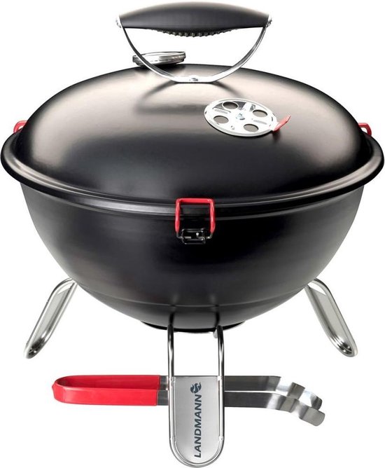 Landmann Houtskoolbarbecue Piccolino 34 cm zwart 31382 van Landmann