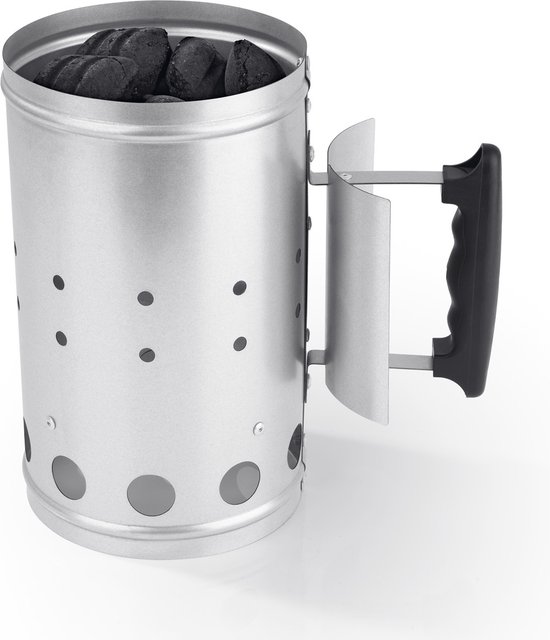 LANDMANN schoorsteen starter - 27 x 16,5 cm - roestvrij staal/zwart van Landmann