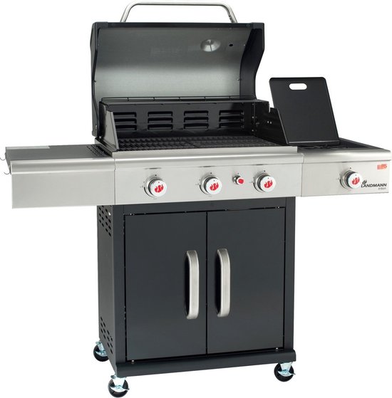 Landmann Triton PTS 3.1 Gasbarbecue - 4 branders - zilver van Landmann